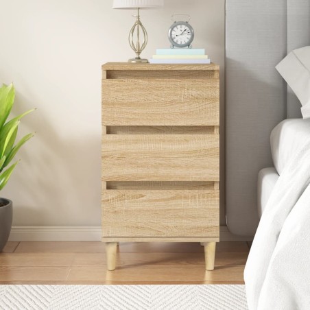 vidaXL Nachttisch Sonoma-Eiche 40x35x70 cm Holzwerkstoff