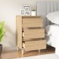vidaXL Nachttisch Sonoma-Eiche 40x35x70 cm Holzwerkstoff