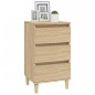 vidaXL Nachttisch Sonoma-Eiche 40x35x70 cm Holzwerkstoff