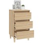 vidaXL Nachttisch Sonoma-Eiche 40x35x70 cm Holzwerkstoff