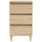 vidaXL Nachttisch Sonoma-Eiche 40x35x70 cm Holzwerkstoff