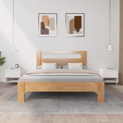 vidaXL Nachttische 2 Stk. Weiß 50x46x50 cm Holzwerkstoff