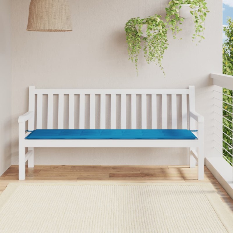 Gartenbank-Auflage Blau 180x50x3 cm Oxford-Gewebe Gartenbank-Auflage Blau 180x50x3 cm Oxford-Gewebe