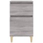 vidaXL Nachttische 2 Stk. Grau Sonoma 40x35x70 cm vidaXL Nachttische 2 Stk. Grau Sonoma 40x35x70 cm