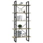 vidaXL Bücherregal 5 Fächer Sonoma-Eiche 80x30x175 cm Holzwerkstoff vidaXL Bücherregal 5 Fächer Sonoma-Eiche 80x30x175 cm Holzwerkstoff
