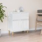 vidaXL Sideboard Hochglanz-Weiß 60x35x70 cm Holzwerkstoff vidaXL Sideboard Hochglanz-Weiß 60x35x70 cm Holzwerkstoff