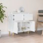 vidaXL Sideboard Hochglanz-Weiß 60x35x70 cm Holzwerkstoff vidaXL Sideboard Hochglanz-Weiß 60x35x70 cm Holzwerkstoff