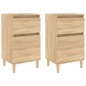 vidaXL Nachttische 2 Stk. Sonoma-Eiche 40x35x70 cm vidaXL Nachttische 2 Stk. Sonoma-Eiche 40x35x70 cm