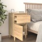 vidaXL Nachttische 2 Stk. Sonoma-Eiche 40x35x70 cm vidaXL Nachttische 2 Stk. Sonoma-Eiche 40x35x70 cm