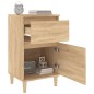 vidaXL Nachttische 2 Stk. Sonoma-Eiche 40x35x70 cm vidaXL Nachttische 2 Stk. Sonoma-Eiche 40x35x70 cm