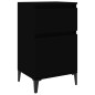 vidaXL Nachttisch Schwarz 40x35x70 cm vidaXL Nachttisch Schwarz 40x35x70 cm