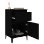 vidaXL Nachttisch Schwarz 40x35x70 cm vidaXL Nachttisch Schwarz 40x35x70 cm