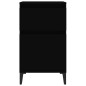 vidaXL Nachttisch Schwarz 40x35x70 cm vidaXL Nachttisch Schwarz 40x35x70 cm