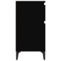 vidaXL Nachttisch Schwarz 40x35x70 cm vidaXL Nachttisch Schwarz 40x35x70 cm