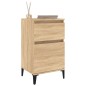vidaXL Nachttische 2 Stk. Sonoma-Eiche 40x35x70 cm