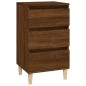 vidaXL Nachttisch Braun Eichen-Optik 40x35x70 cm Holzwerkstoff vidaXL Nachttisch Braun Eichen-Optik 40x35x70 cm Holzwerkstoff