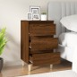 vidaXL Nachttisch Braun Eichen-Optik 40x35x70 cm Holzwerkstoff vidaXL Nachttisch Braun Eichen-Optik 40x35x70 cm Holzwerkstoff