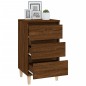 vidaXL Nachttisch Braun Eichen-Optik 40x35x70 cm Holzwerkstoff vidaXL Nachttisch Braun Eichen-Optik 40x35x70 cm Holzwerkstoff