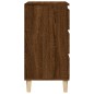vidaXL Nachttisch Braun Eichen-Optik 40x35x70 cm Holzwerkstoff vidaXL Nachttisch Braun Eichen-Optik 40x35x70 cm Holzwerkstoff