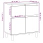 vidaXL Sideboard Weiß 60x35x70 cm Holzwerkstoff vidaXL Sideboard Weiß 60x35x70 cm Holzwerkstoff