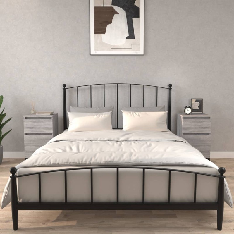 vidaXL Nachttische 2 Stk. Grau Sonoma 40x35x70 cm vidaXL Nachttische 2 Stk. Grau Sonoma 40x35x70 cm