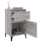 vidaXL Nachttische 2 Stk. Grau Sonoma 40x35x70 cm vidaXL Nachttische 2 Stk. Grau Sonoma 40x35x70 cm