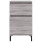 vidaXL Nachttische 2 Stk. Grau Sonoma 40x35x70 cm vidaXL Nachttische 2 Stk. Grau Sonoma 40x35x70 cm