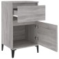 vidaXL Nachttische 2 Stk. Grau Sonoma 40x35x70 cm vidaXL Nachttische 2 Stk. Grau Sonoma 40x35x70 cm