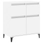 vidaXL Sideboard Hochglanz-Weiß 60x35x70 cm Holzwerkstoff vidaXL Sideboard Hochglanz-Weiß 60x35x70 cm Holzwerkstoff