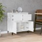 vidaXL Sideboard Hochglanz-Weiß 60x35x70 cm Holzwerkstoff vidaXL Sideboard Hochglanz-Weiß 60x35x70 cm Holzwerkstoff