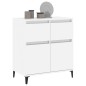 vidaXL Sideboard Hochglanz-Weiß 60x35x70 cm Holzwerkstoff vidaXL Sideboard Hochglanz-Weiß 60x35x70 cm Holzwerkstoff
