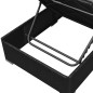 vidaXL 3-tlg. Garten-Lounge-Set mit Auflagen Poly Rattan Schwarz vidaXL 3-tlg. Garten-Lounge-Set mit Auflagen Poly Rattan Schwarz