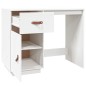 vidaXL Schreibtisch Weiß 95x50x75cm Massivholz Kiefer vidaXL Schreibtisch Weiß 95x50x75cm Massivholz Kiefer