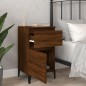 vidaXL Nachttische 2 Stk. Braun Eichen-Optik 40x35x70 cm vidaXL Nachttische 2 Stk. Braun Eichen-Optik 40x35x70 cm