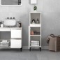 vidaXL Badschrank Weiß 30x30x100 cm Holzwerkstoff vidaXL Badschrank Weiß 30x30x100 cm Holzwerkstoff