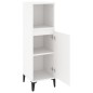 vidaXL Badschrank Weiß 30x30x100 cm Holzwerkstoff vidaXL Badschrank Weiß 30x30x100 cm Holzwerkstoff
