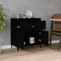 vidaXL Sideboard Schwarz 60x35x70 cm Holzwerkstoff vidaXL Sideboard Schwarz 60x35x70 cm Holzwerkstoff