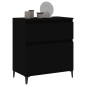 vidaXL Sideboard Schwarz 60x35x70 cm Holzwerkstoff vidaXL Sideboard Schwarz 60x35x70 cm Holzwerkstoff