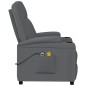 vidaXL Massagesessel mit Aufstehhilfe Anthrazit Kunstleder vidaXL Massagesessel mit Aufstehhilfe Anthrazit Kunstleder