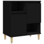 vidaXL Sideboard Schwarz 60x35x70 cm Holzwerkstoff vidaXL Sideboard Schwarz 60x35x70 cm Holzwerkstoff