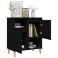 vidaXL Sideboard Schwarz 60x35x70 cm Holzwerkstoff vidaXL Sideboard Schwarz 60x35x70 cm Holzwerkstoff