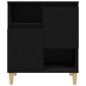 vidaXL Sideboard Schwarz 60x35x70 cm Holzwerkstoff vidaXL Sideboard Schwarz 60x35x70 cm Holzwerkstoff
