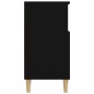 vidaXL Sideboard Schwarz 60x35x70 cm Holzwerkstoff vidaXL Sideboard Schwarz 60x35x70 cm Holzwerkstoff