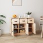 vidaXL Sideboard 100x40x75 cm Massivholz Kiefer vidaXL Sideboard 100x40x75 cm Massivholz Kiefer