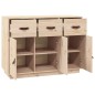 vidaXL Sideboard 100x40x75 cm Massivholz Kiefer vidaXL Sideboard 100x40x75 cm Massivholz Kiefer