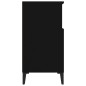 vidaXL Sideboard Schwarz 60x35x70 cm Holzwerkstoff vidaXL Sideboard Schwarz 60x35x70 cm Holzwerkstoff