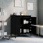vidaXL Sideboard Schwarz 60x35x70 cm Holzwerkstoff vidaXL Sideboard Schwarz 60x35x70 cm Holzwerkstoff