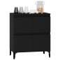 vidaXL Sideboard Schwarz 60x35x70 cm Holzwerkstoff vidaXL Sideboard Schwarz 60x35x70 cm Holzwerkstoff