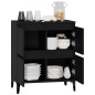 vidaXL Sideboard Schwarz 60x35x70 cm Holzwerkstoff vidaXL Sideboard Schwarz 60x35x70 cm Holzwerkstoff