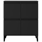 vidaXL Sideboard Schwarz 60x35x70 cm Holzwerkstoff vidaXL Sideboard Schwarz 60x35x70 cm Holzwerkstoff